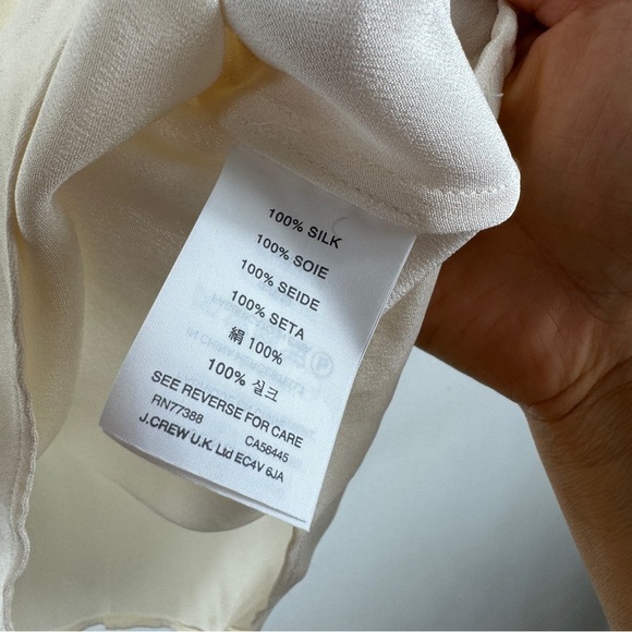 Jcrew 100% silk tank top NWT - Picture 6 of 10